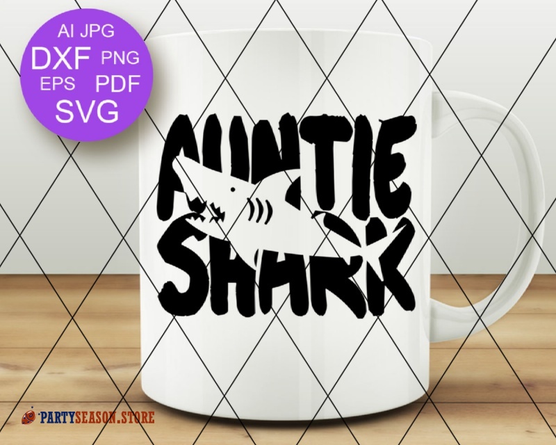 Free Free 218 Auntie Shark Svg SVG PNG EPS DXF File