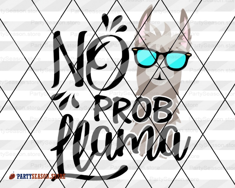 No Prob Llama Svg