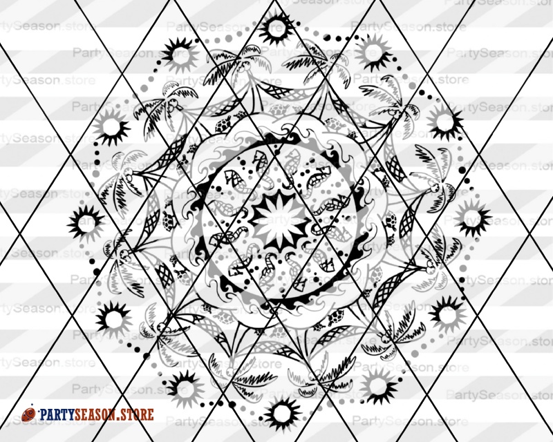 Download Summer mandala svg