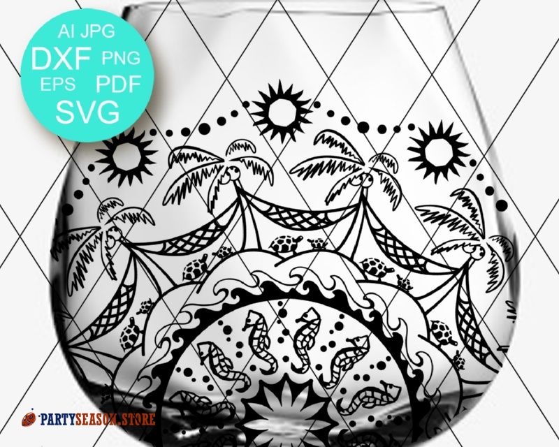 Summer Mandala Svg