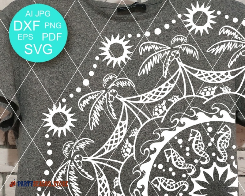 Free Free Ocean Mandala Svg 129 SVG PNG EPS DXF File