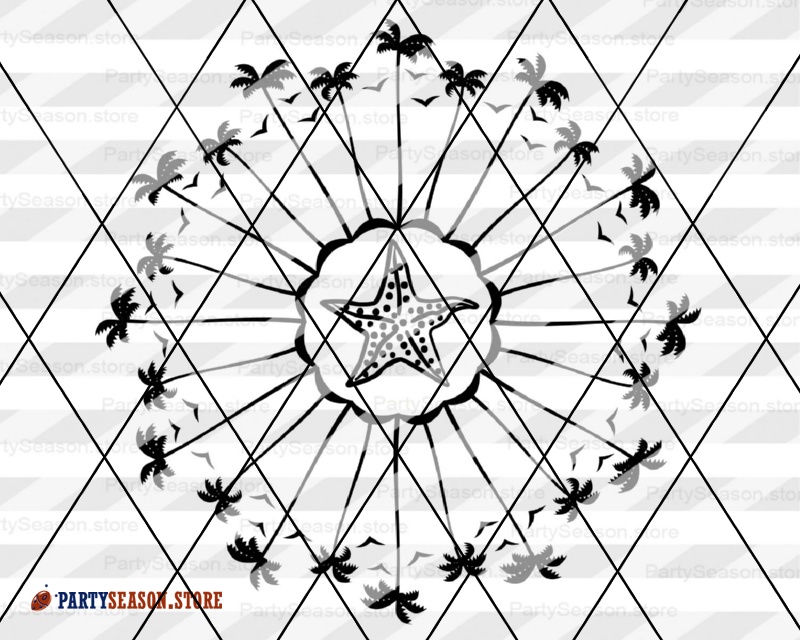 Download Mandala with palm