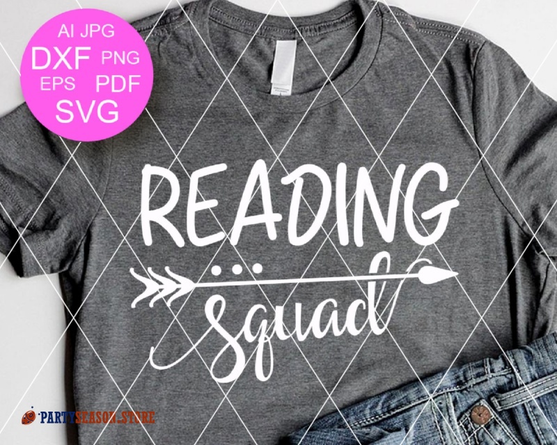 Reading Squad Svg