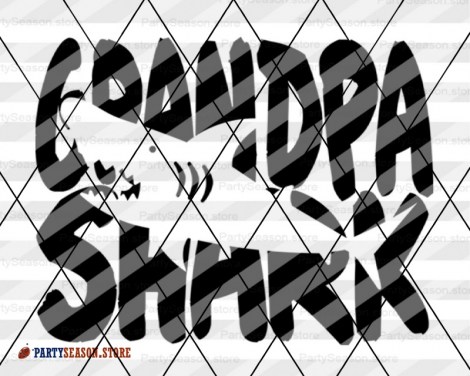 Download Grandpa shark Svg