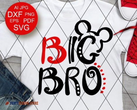 mickey big brother shirt