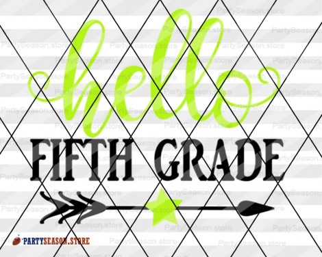 Hello Fifth grade Party Season store 2