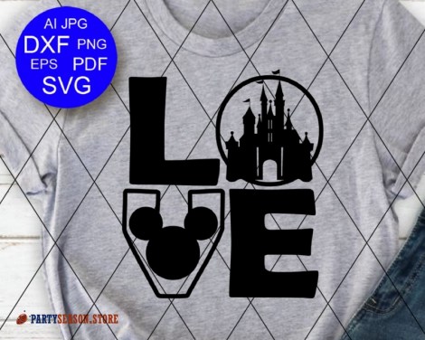 PartySeason Store LOVE castle Mickey 1