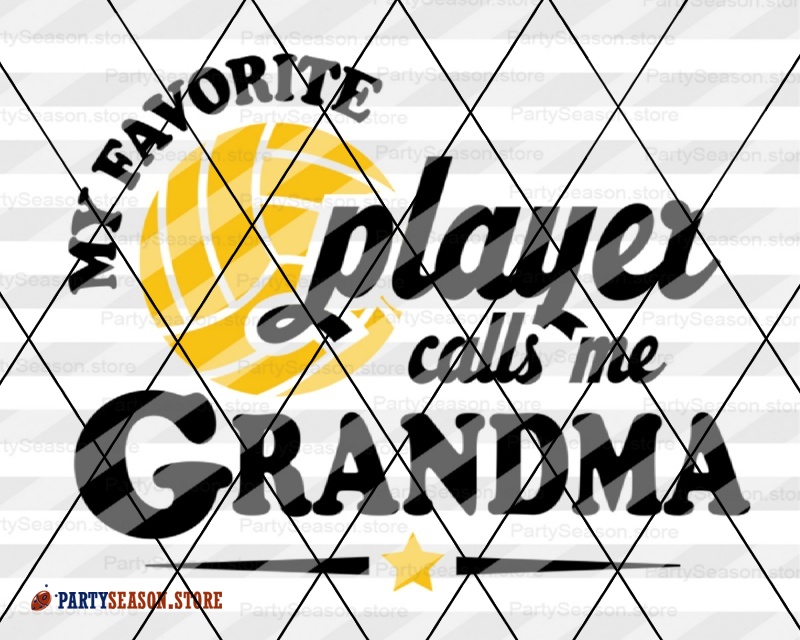 Download Volleyball Grandma Svg