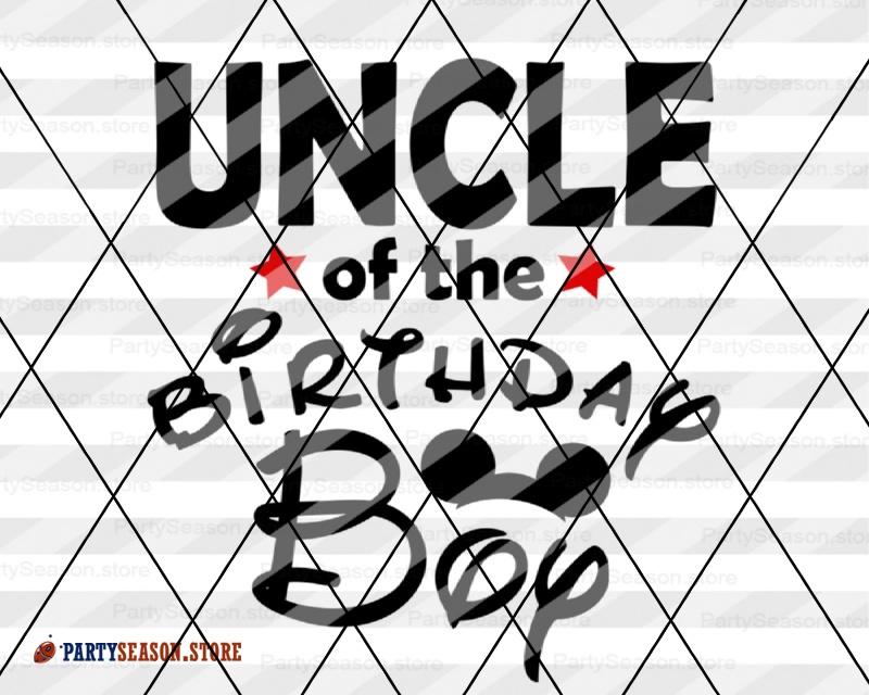 Download Uncle Of The Birthday Boy Svg