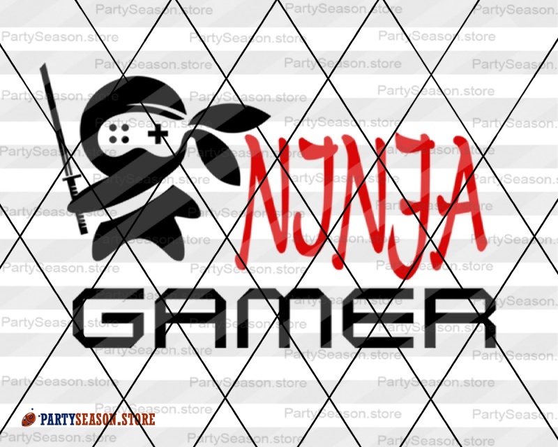 Download Ninja Gamer Svg